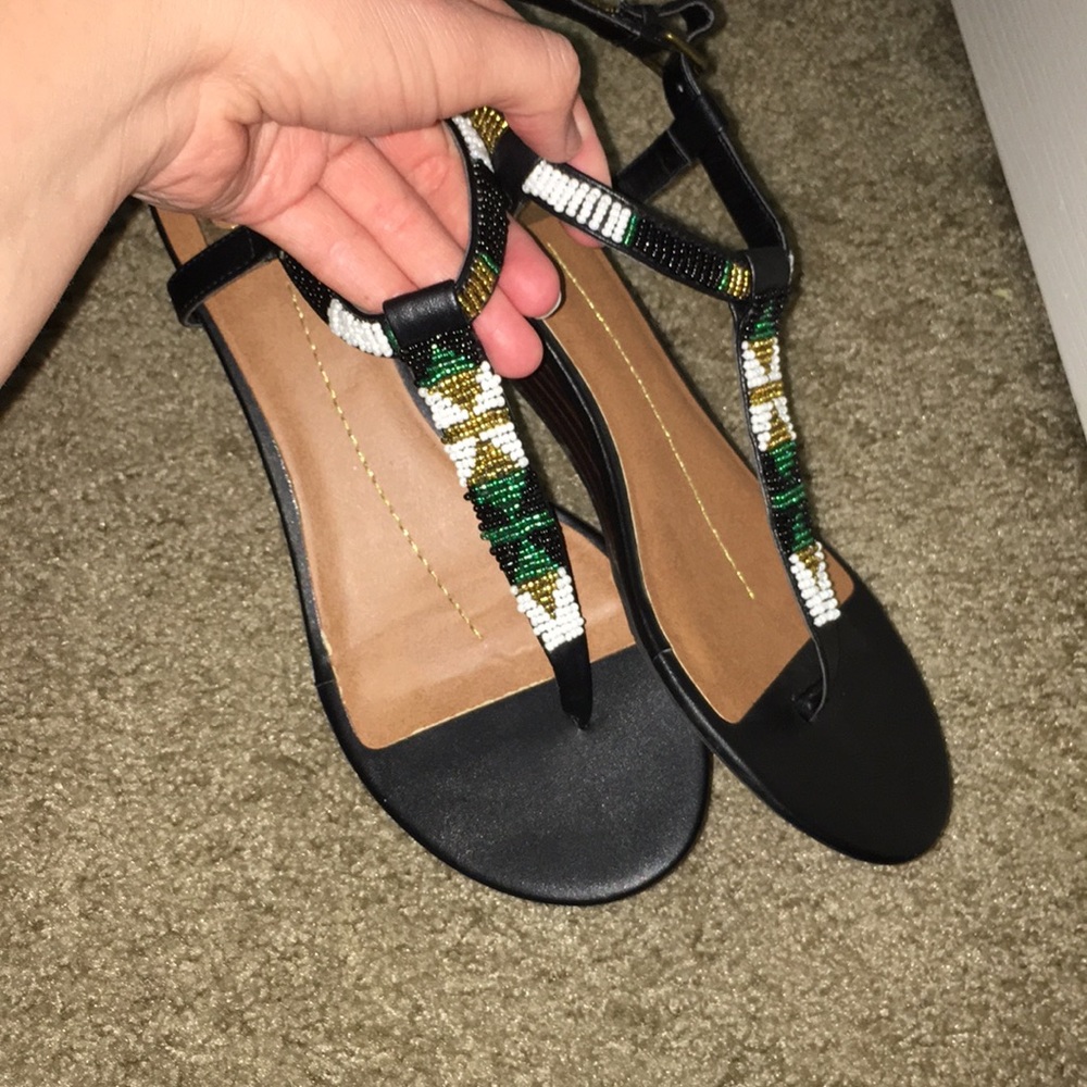 BEADED SANDALS -dolce vita. New